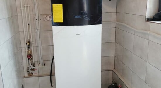 Montaż pompy ciepła Daikin Altherma/ split