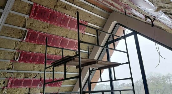 Ogrzewanie foliami grzewczymi Red Snake, Instalacja PV i rekuperacja
