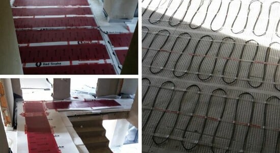 Dom 188 m2 ogrzewanie domu foliami grzewczymi Red Snake