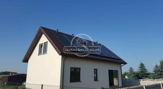 Dom drewniany 140m- ogrzewanie, instalacja fotowoltaiczna, pompa ciepła cwu